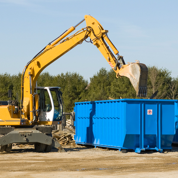 what size residential dumpster rentals are available in Maud OK